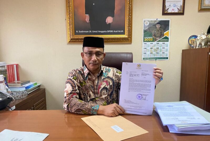 Surati Mentri PUPR Haji Uma Minta Pengamanan Jalan Nasional Subulussalam Diperbaiki - Kanal Aceh